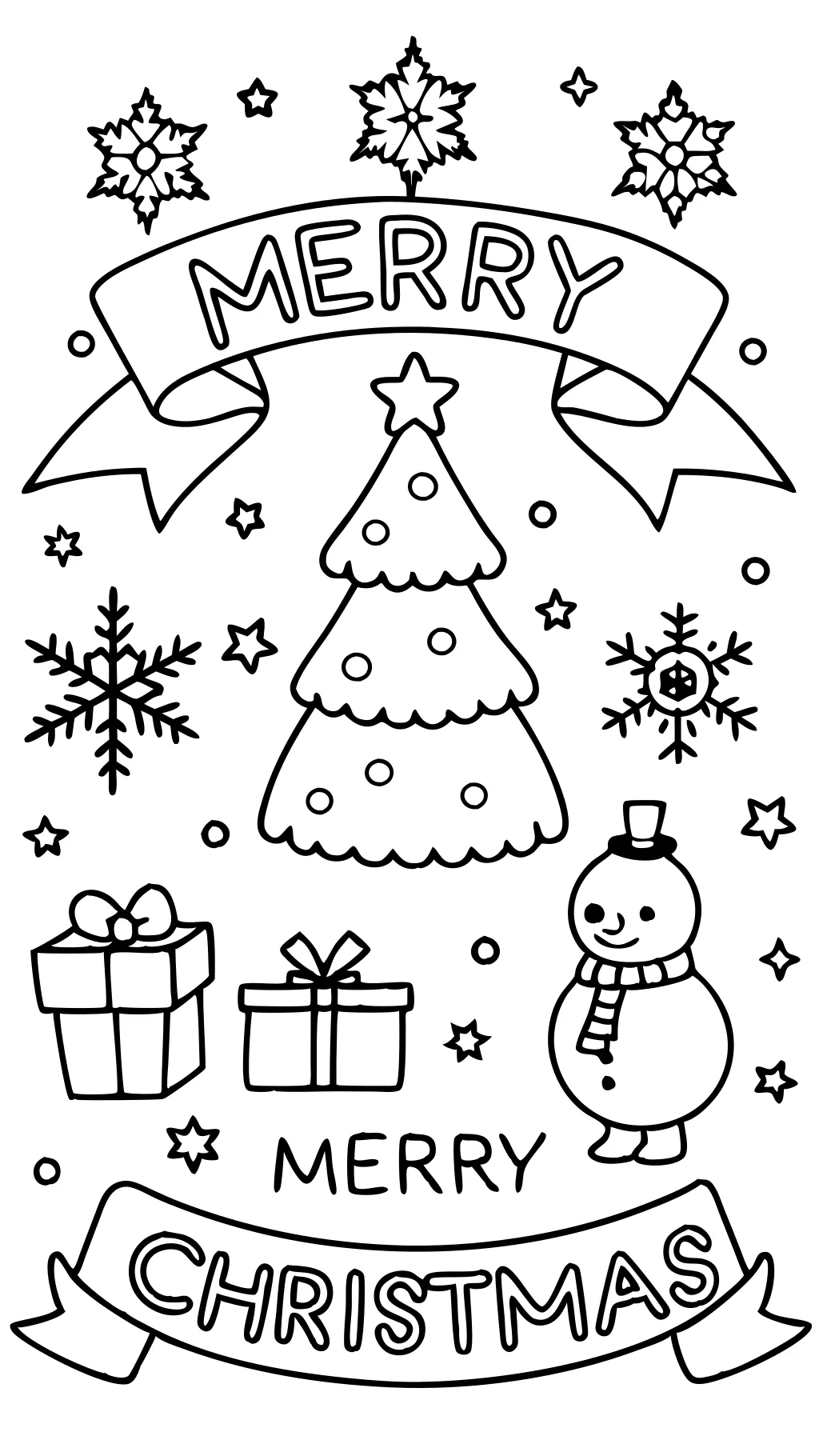 christmas coloring pages merry christmas